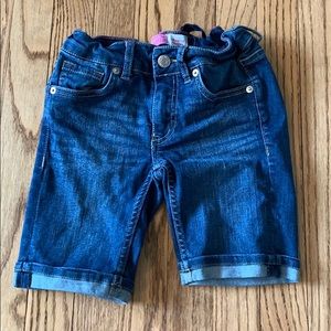 Girls Bermuda Jean Shorts dark denim
